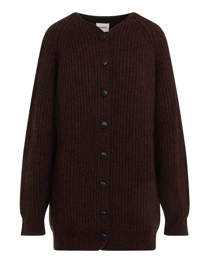 KHAITE Cardigan - Braun Braun
