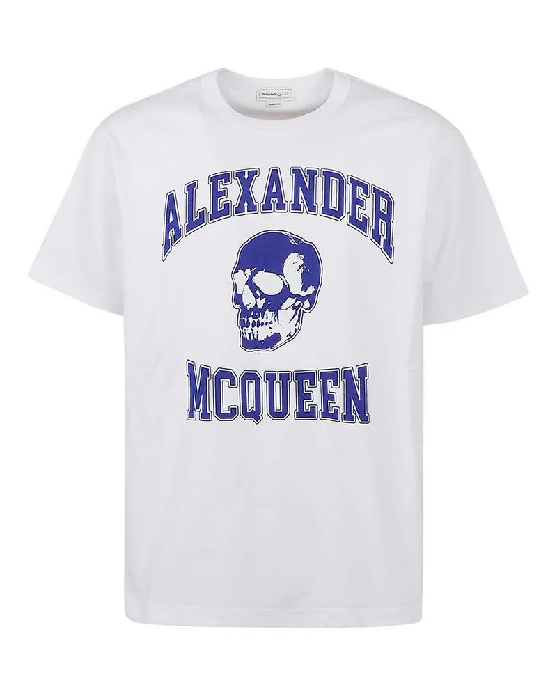 Alexander McQueen T-Shirt - Blau Blau