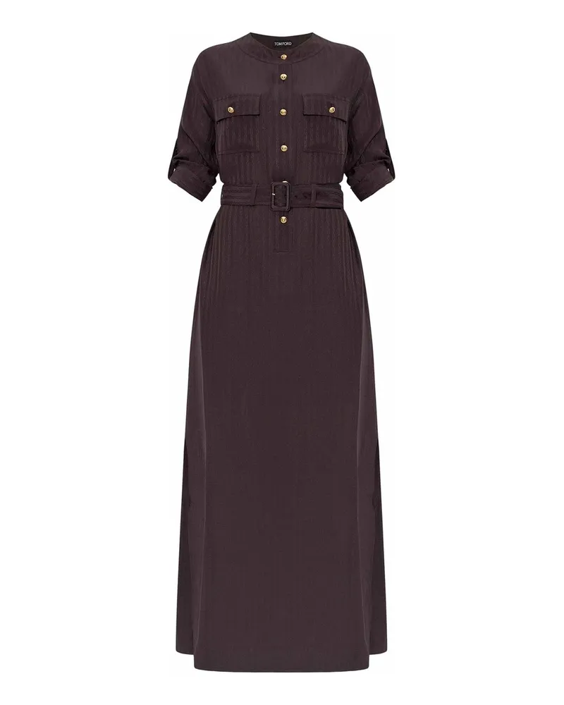 Tom Ford Knielanges Kleid - Braun Braun