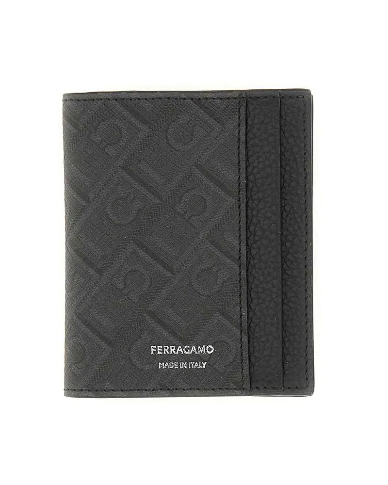 Ferragamo Portemonnaie - Schwarz Schwarz