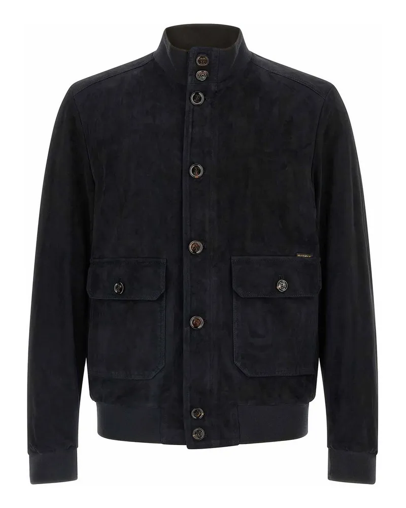 MOORER Bomberjacke - Blau Blau