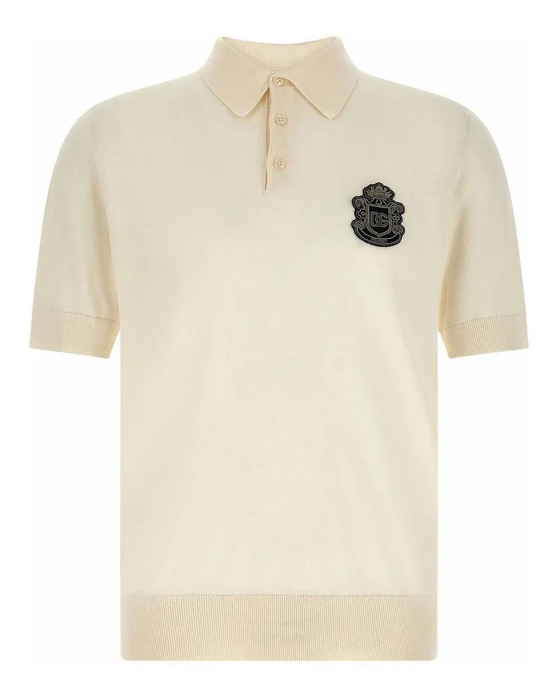 Dolce & Gabbana Poloshirt - Weiß Weiß