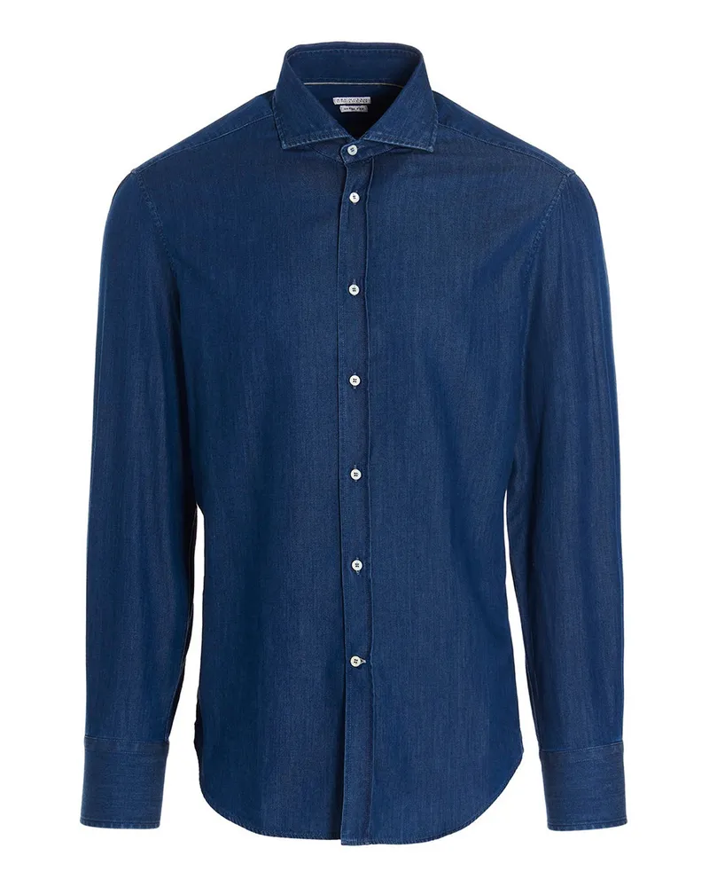 Brunello Cucinelli Hemd - Blau Blau