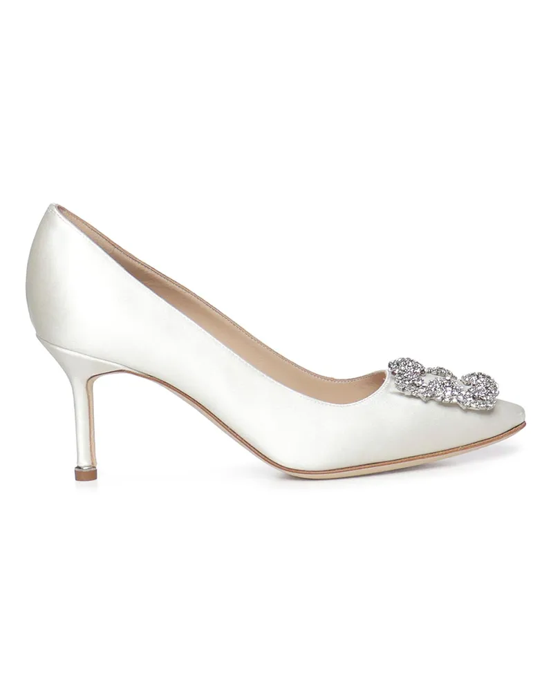 Manolo Blahnik Pumps - Creme Creme