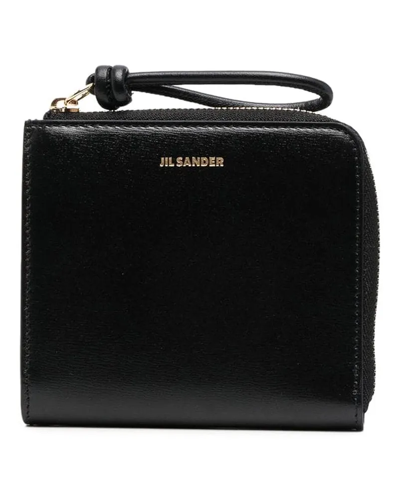 Jil Sander Portemonnaie - Schwarz Schwarz