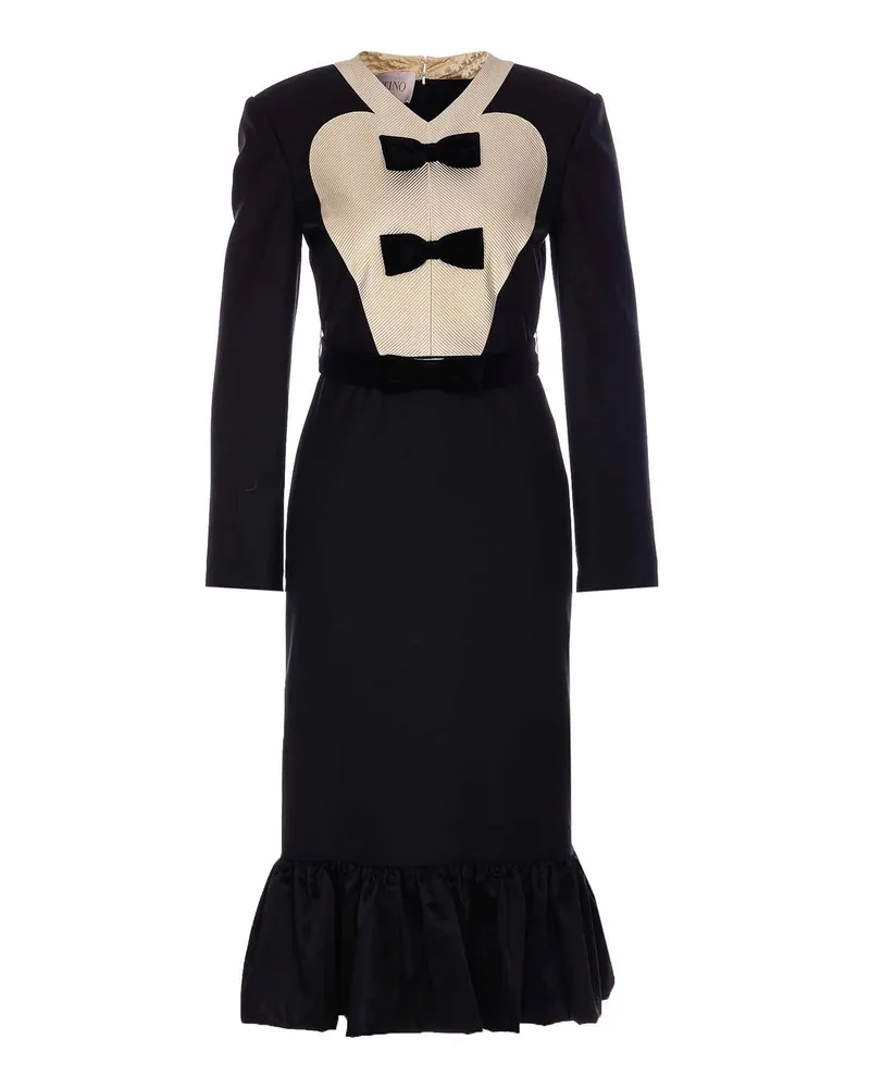 Valentino Garavani Knielanges Kleid - Schwarz Schwarz