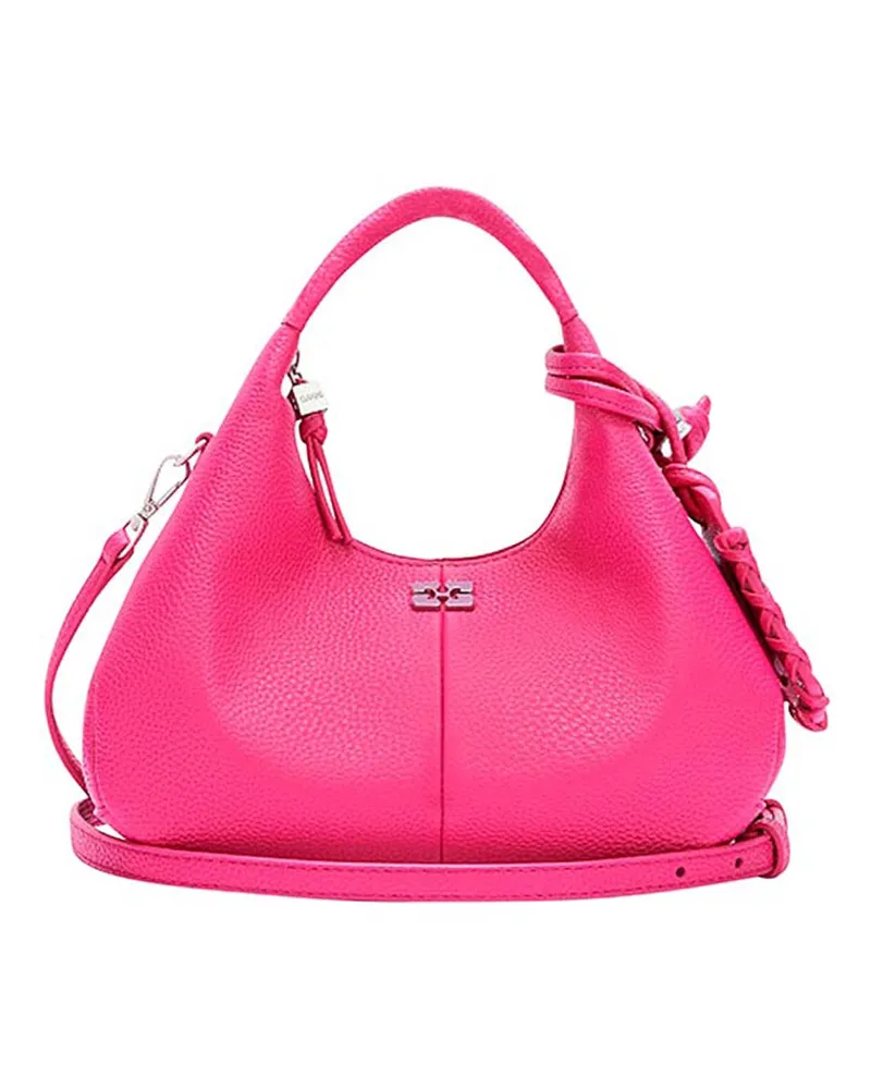 Ganni Schultertasche - Rosa Rosa