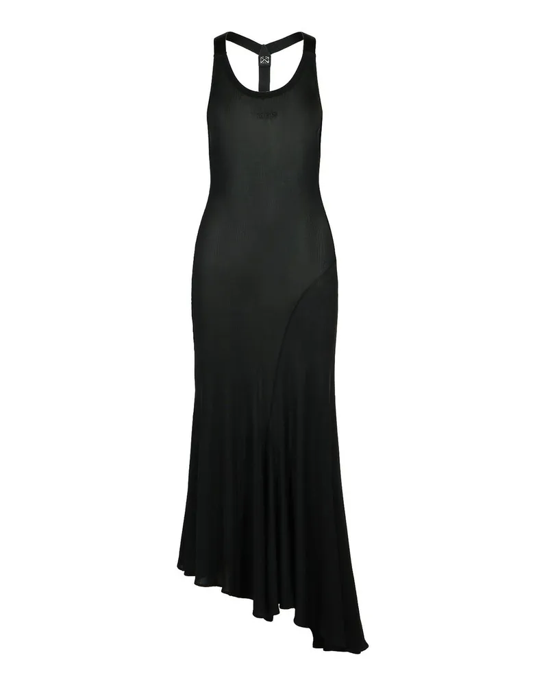 OFF-WHITE Knielanges Kleid - Schwarz Schwarz