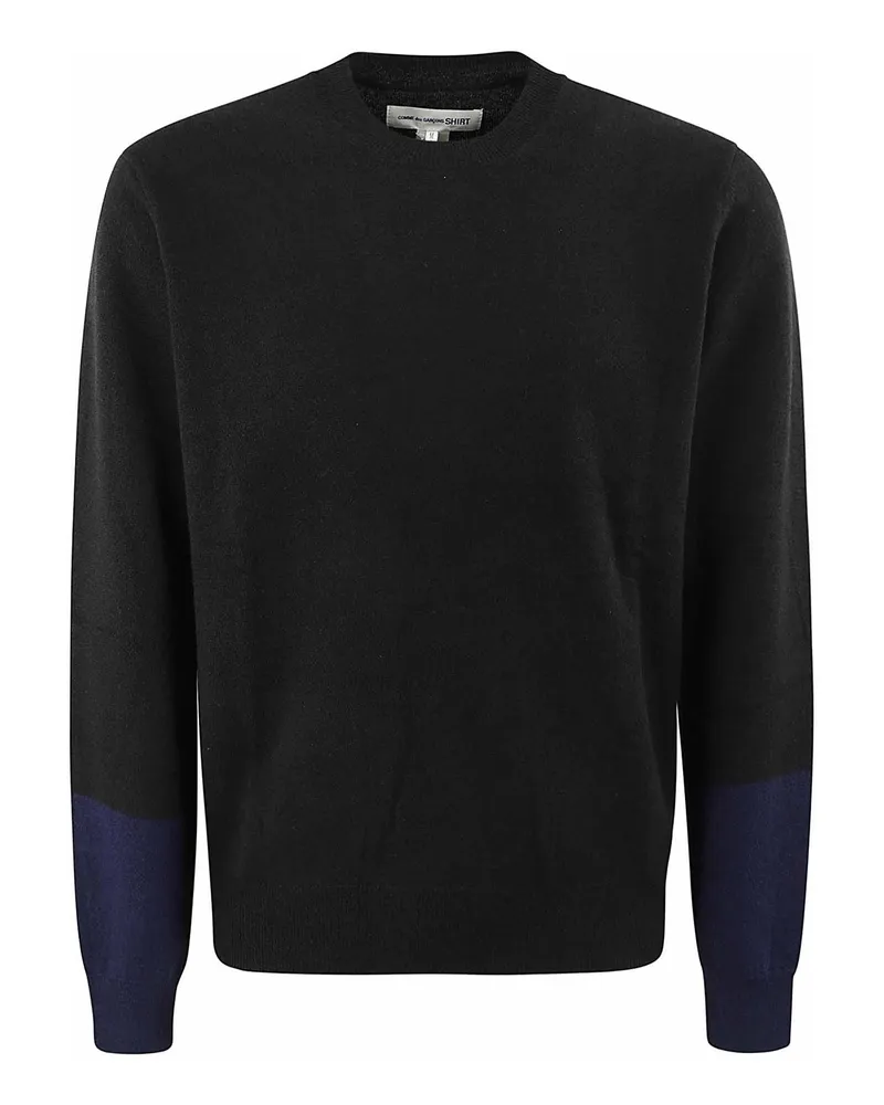 Comme des Garçons Rundhalspullover - Schwarz Schwarz
