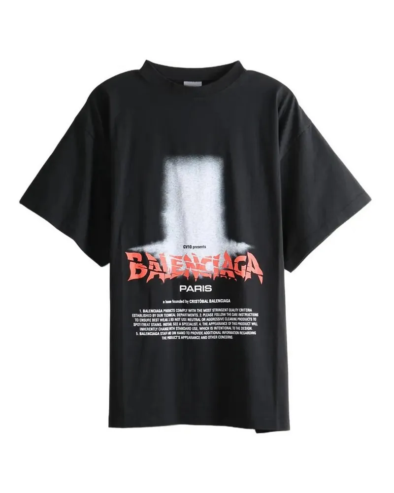 Balenciaga T-Shirt - Schwarz Schwarz