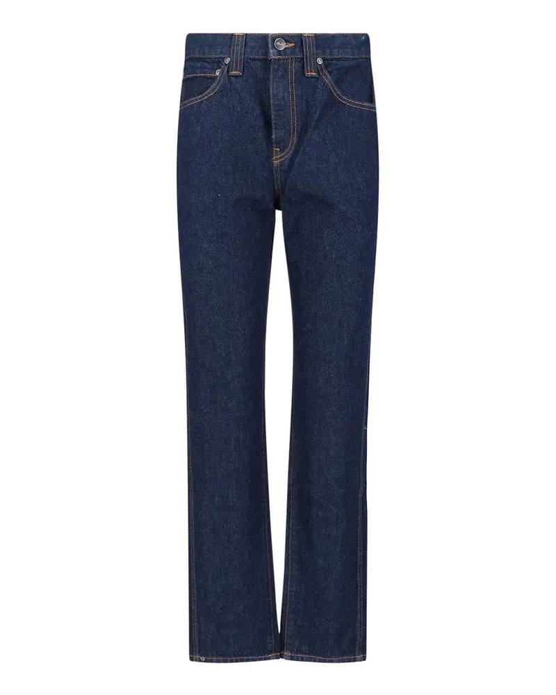 KHAITE Straight Leg Jeans - Blau Blau