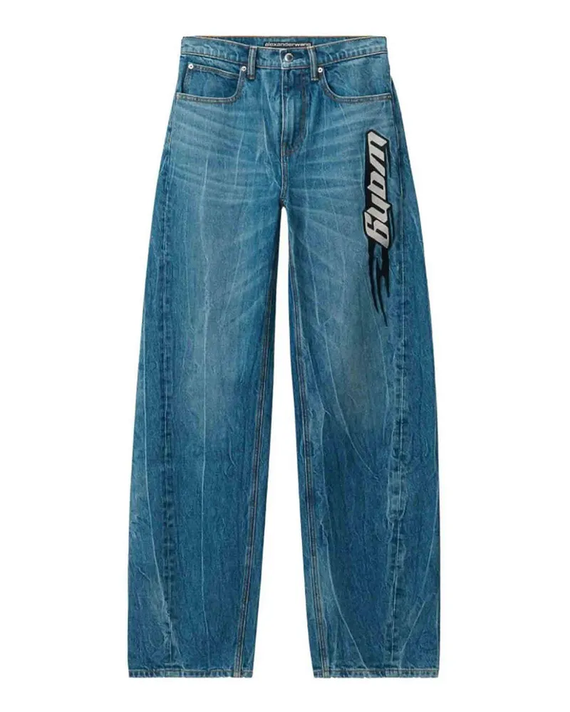 Alexander Wang Straight Leg Jeans - Denim Denim