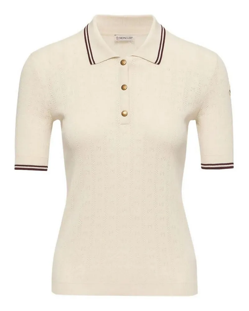 Moncler Poloshirt - Weiß Weiß