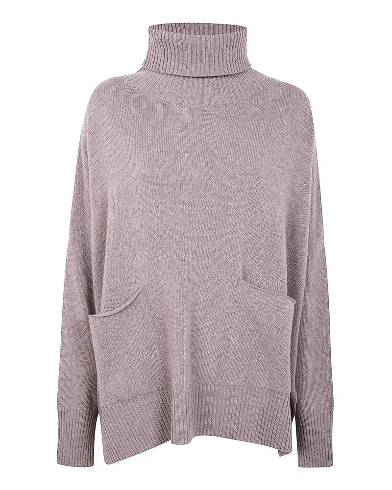 MA'RY'YA Rollkragenpullover - Braun Braun