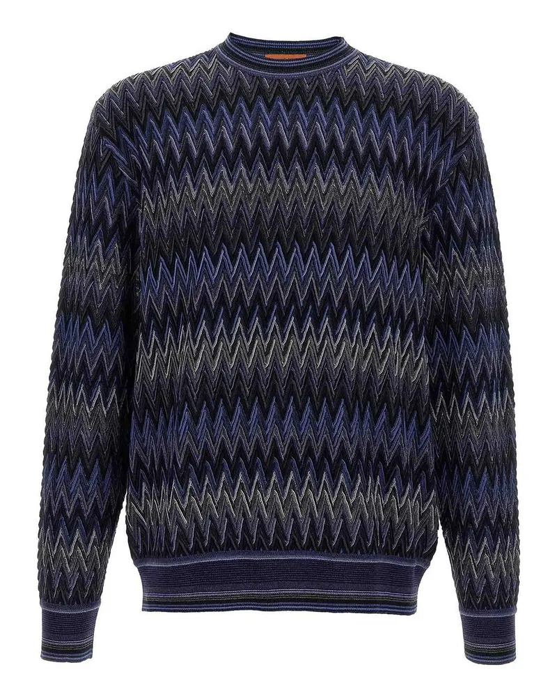 Missoni Rundhalspullover - Blau Blau