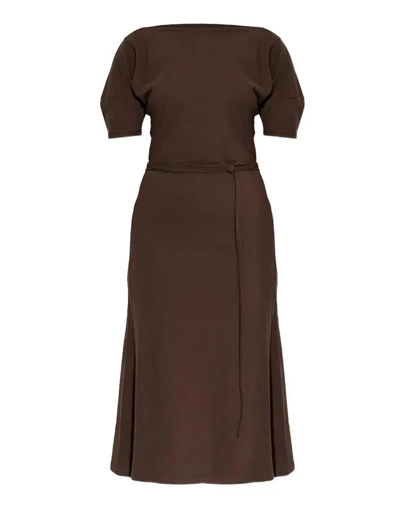 Christophe Lemaire Knielanges Kleid - Braun Braun