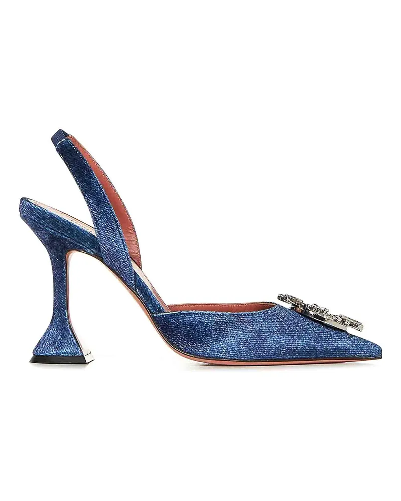 Amina Muaddi Pumps - Blau Blau