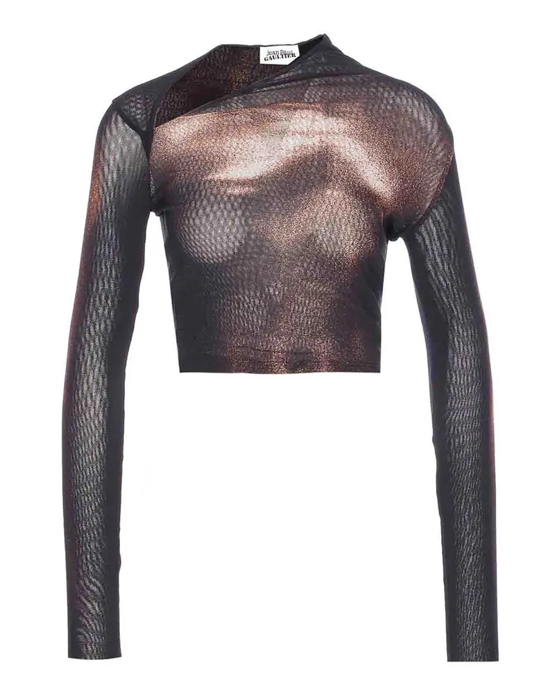 Jean Paul Gaultier Top - Schwarz Schwarz