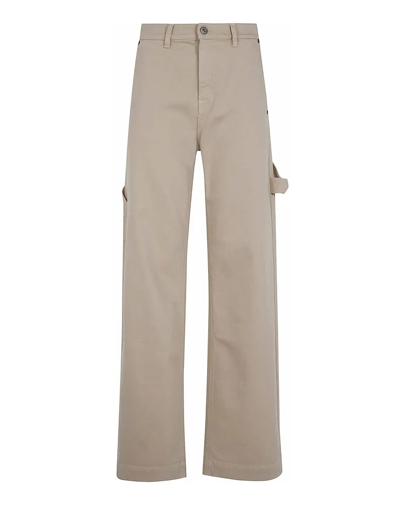 P.A.R.O.S.H. P. A.R. O H. Straight Leg Jeans - Nude Nude