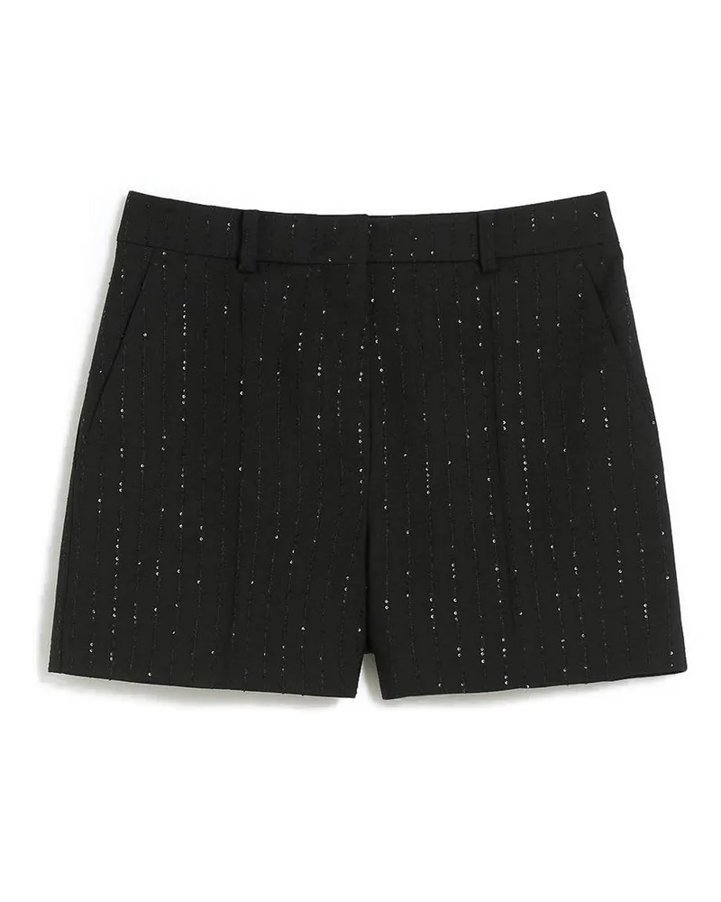 Max Mara Kurzer Mantel - Schwarz Schwarz