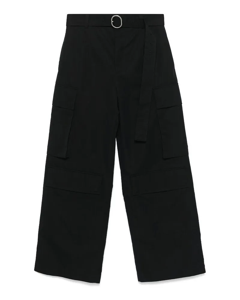 Jil Sander Casual Hose - Schwarz Schwarz
