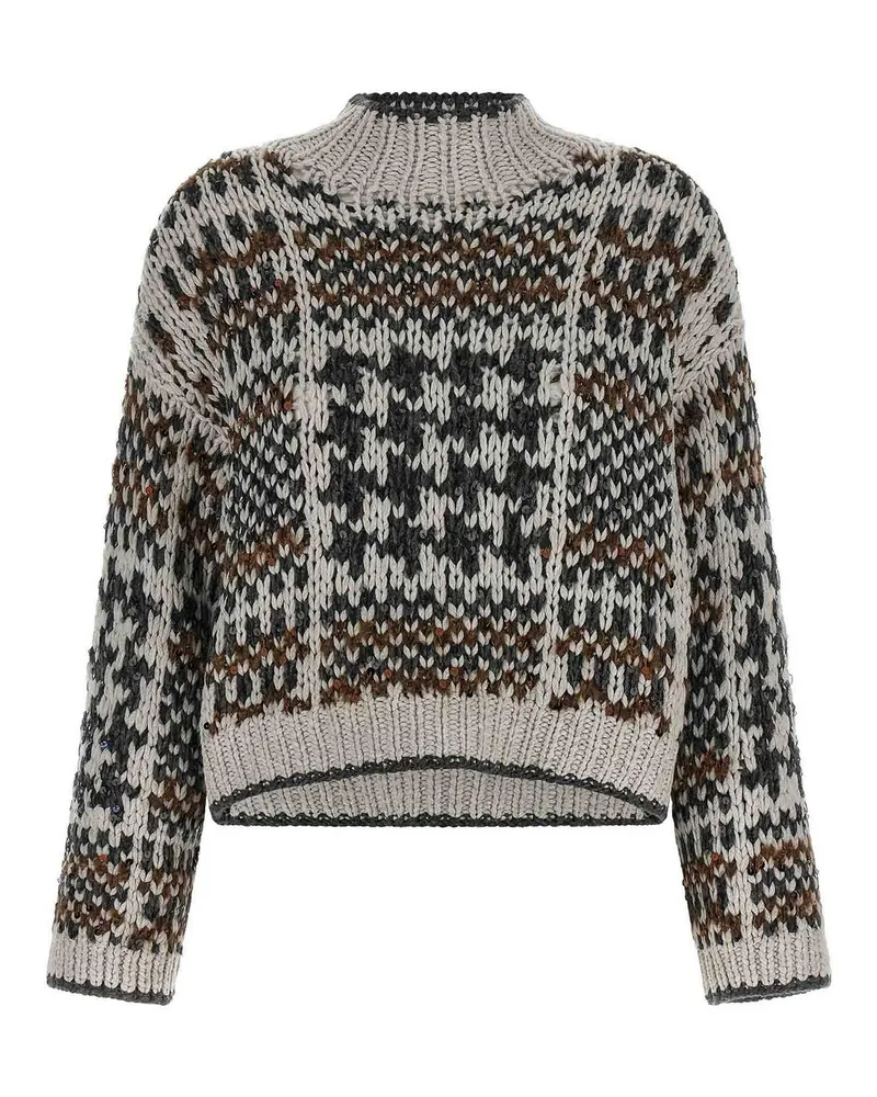 Brunello Cucinelli Rundhalspullover - Bunt Bunt