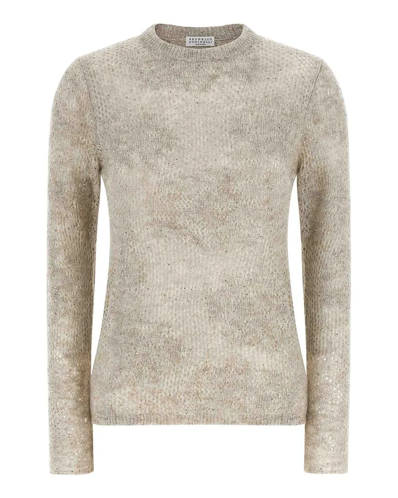 Brunello Cucinelli Rundhalspullover - Beige Beige