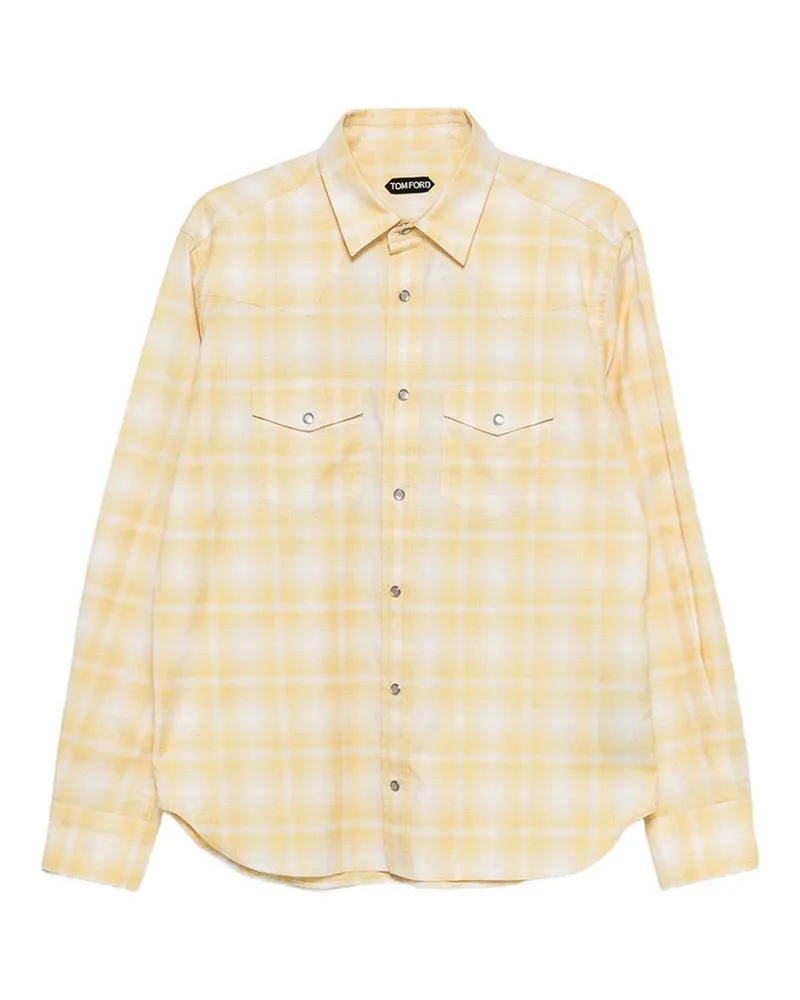 Tom Ford Hemd - Gelb Gelb
