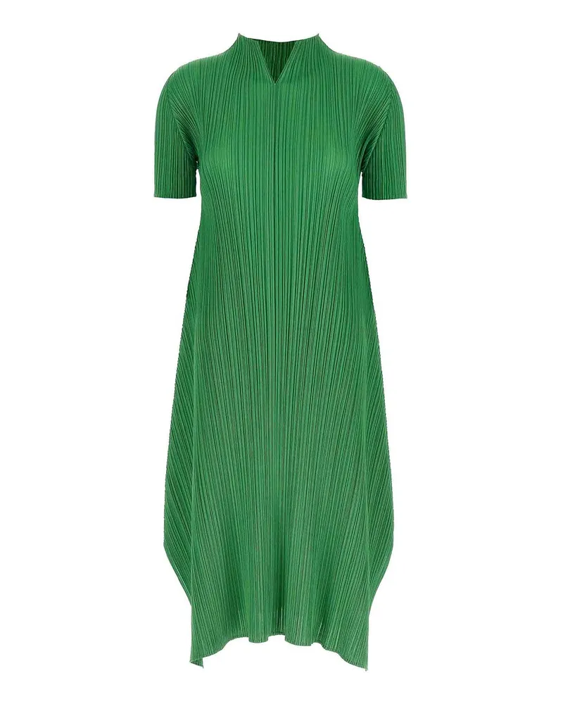 Issey Miyake Knielanges Kleid - Grün Grün