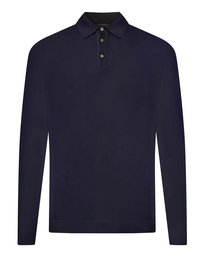 Roberto Collina Poloshirt - Blau Blau