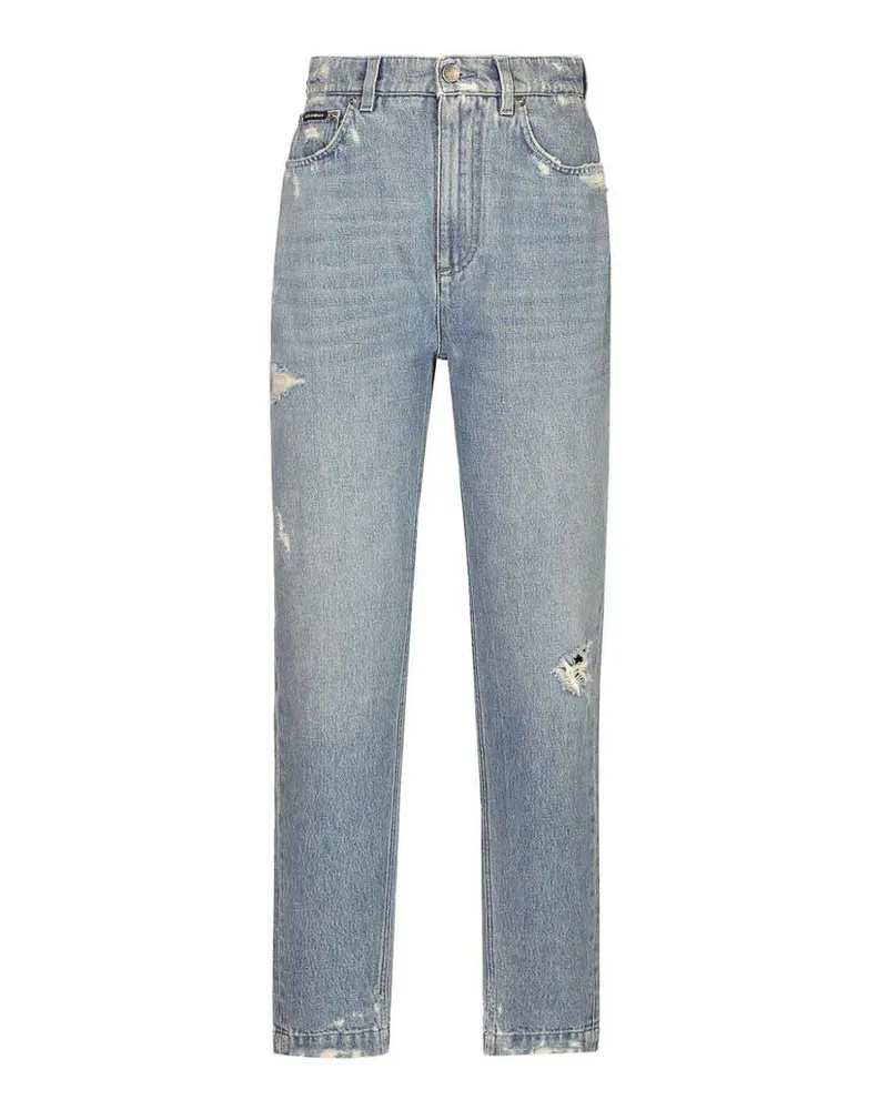 Dolce & Gabbana Straight Leg Jeans - Blau Blau