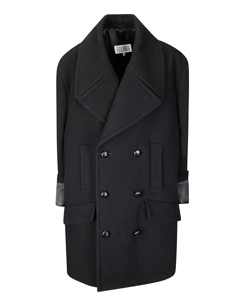 Maison Margiela Knielanger Mantel - Blau Blau