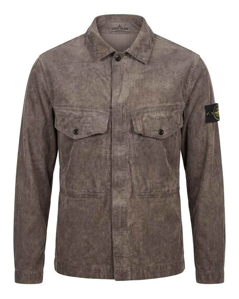 Stone Island Hemd - Grau Grau