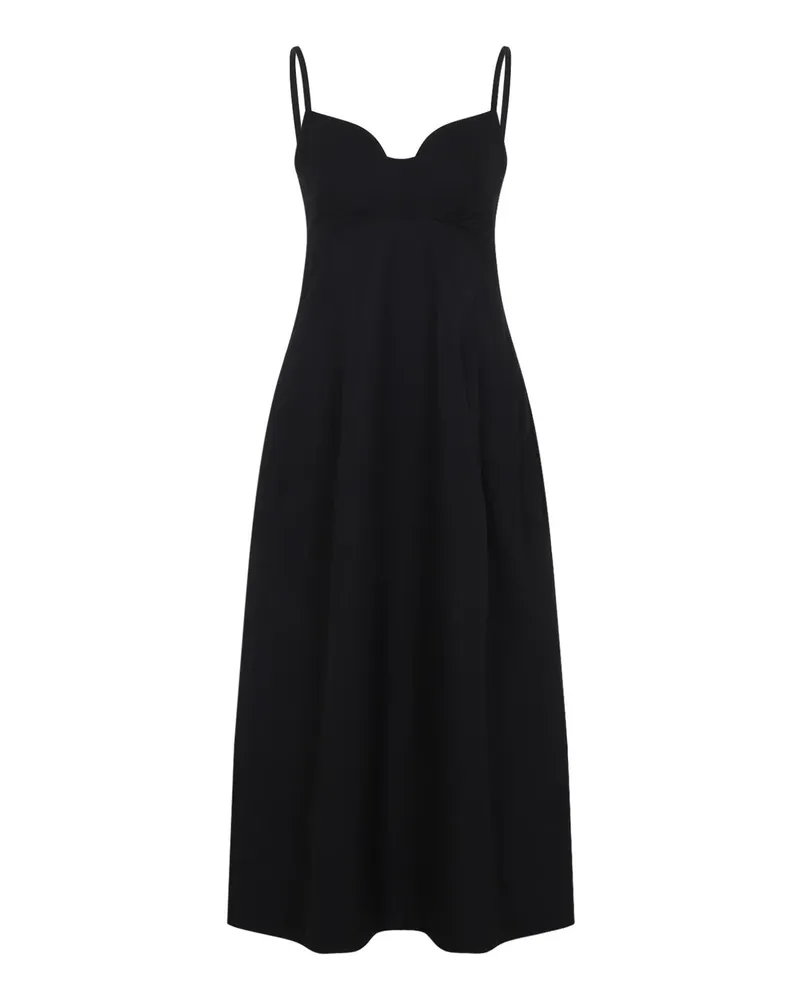 Co Knielanges Kleid - Schwarz Schwarz