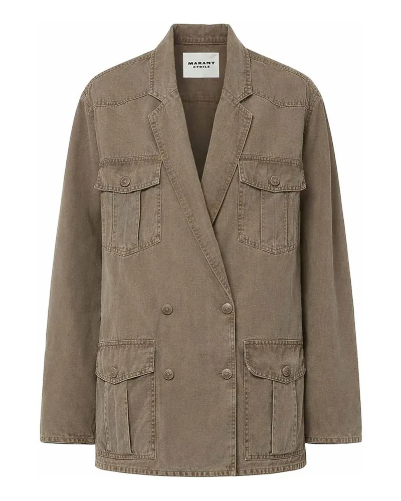 Étoile Isabel Marant Casualjacke - Hellgrau Hellgrau