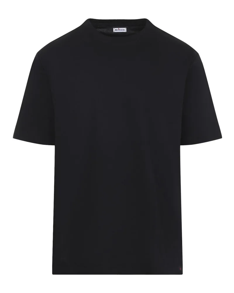 Kiton T-Shirt - Schwarz Schwarz