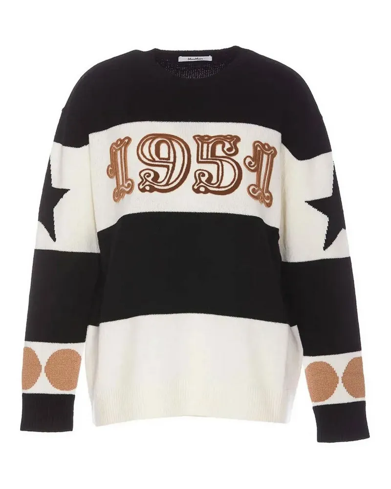 Max Mara Top - Schwarz Bunt
