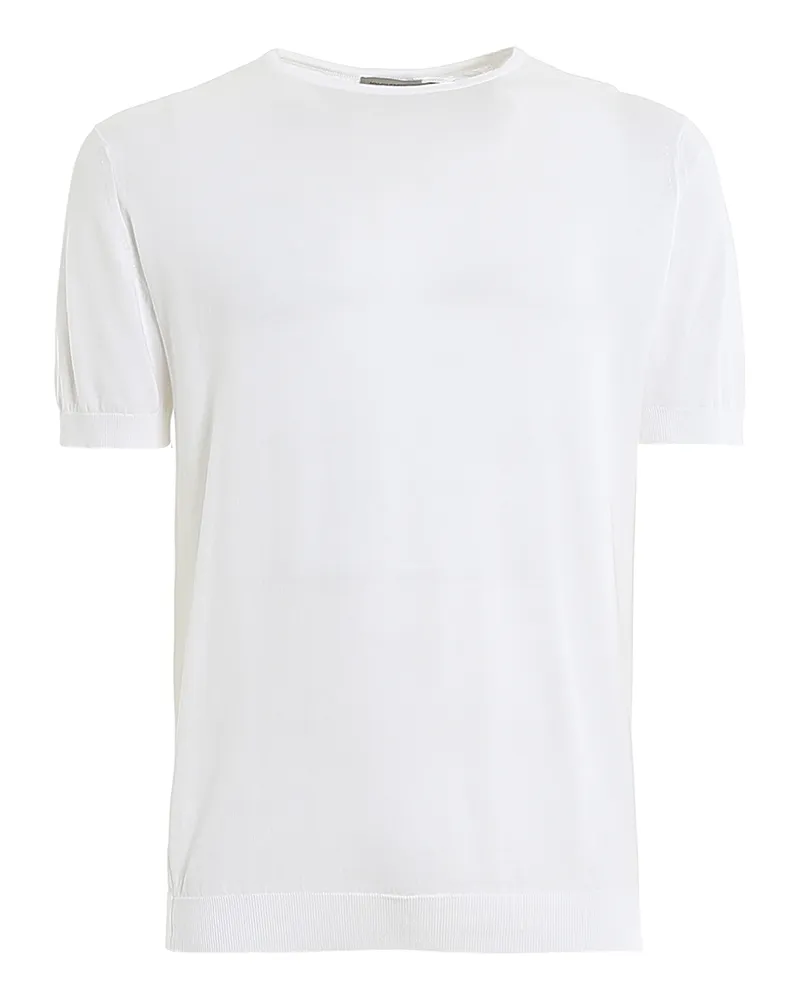 John Smedley T-Shirt - Weiß Weiß