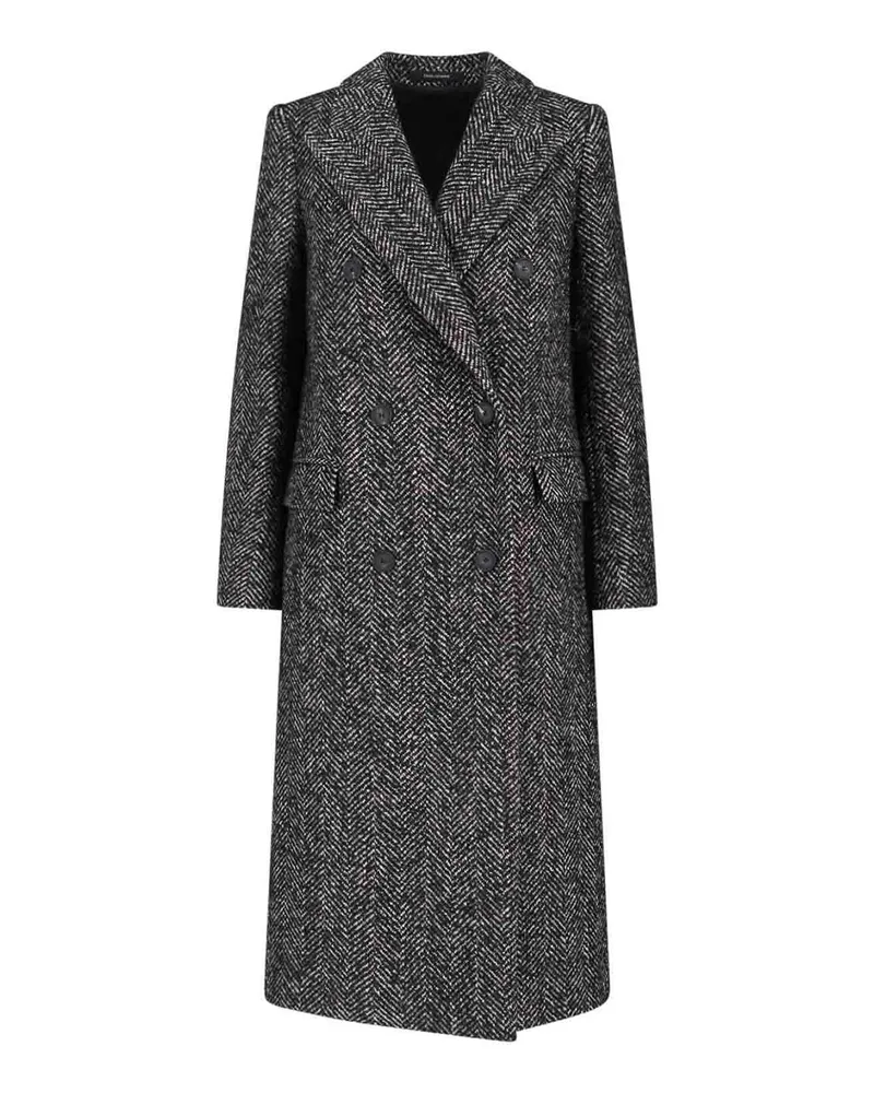 Tagliatore Knielanger Mantel - Schwarz Schwarz