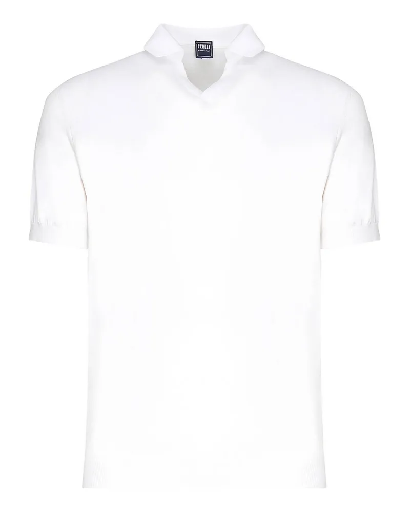 Fedeli Poloshirt - Weiß Weiß