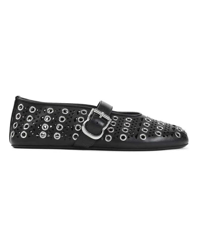 Alaïa Ballerinas - Schwarz Schwarz