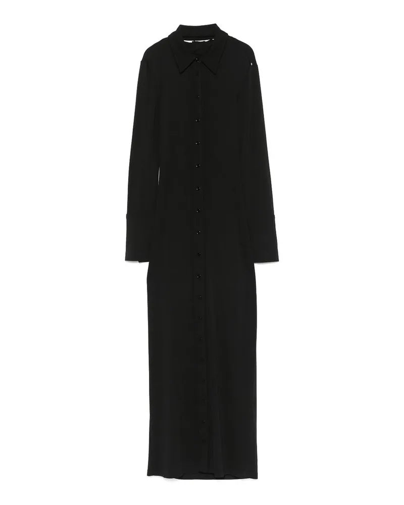 SPORTMAX Maxikleid - Schwarz Schwarz