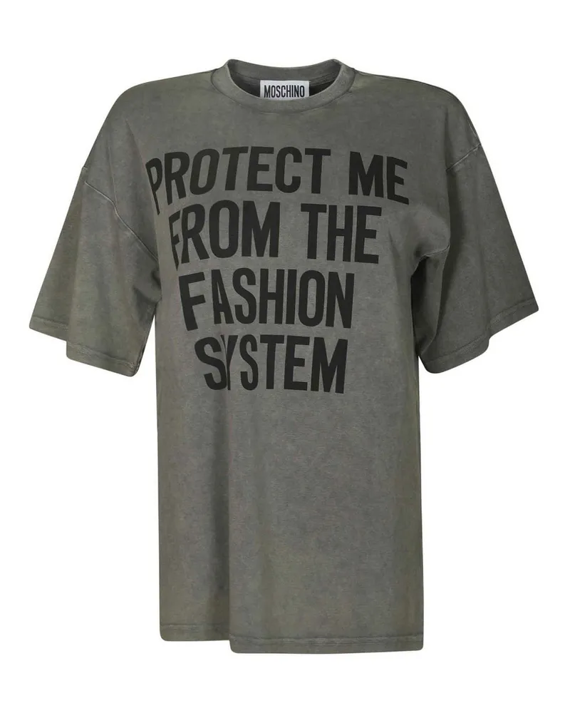 Moschino T-Shirt - Schwarz Grau