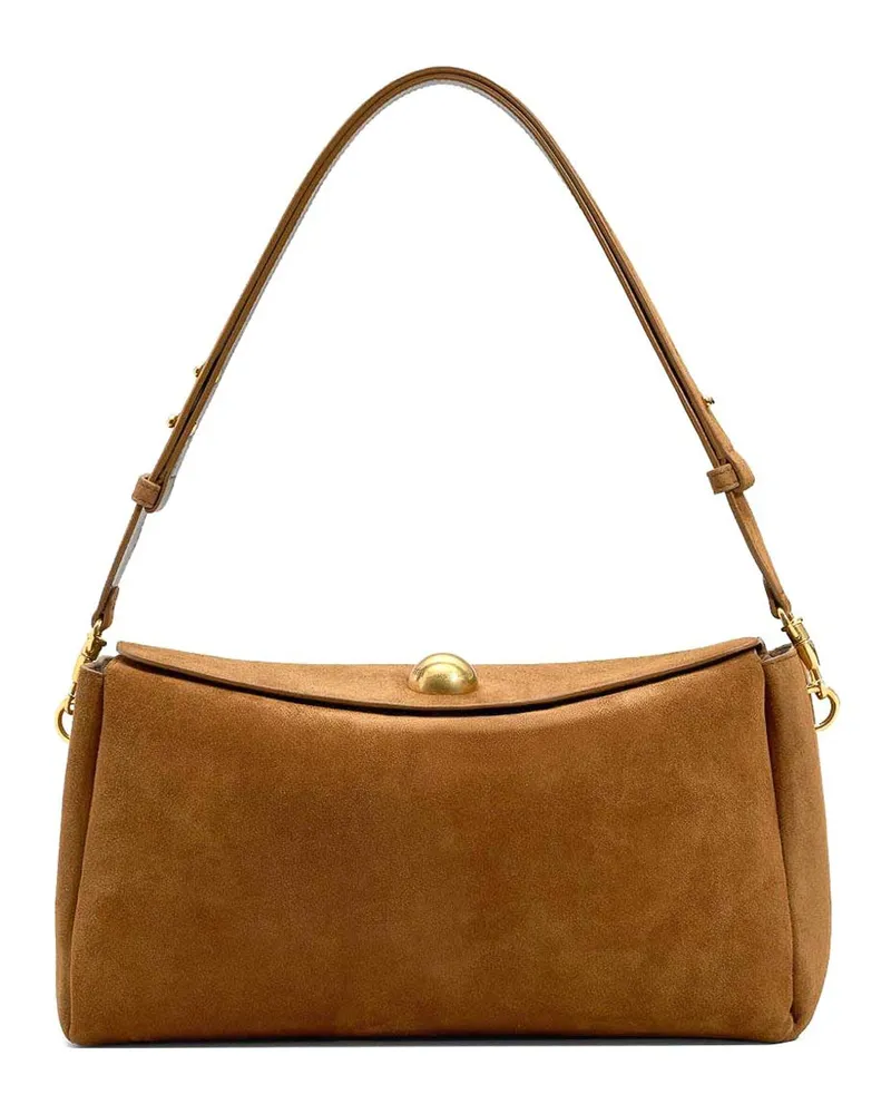 AMI Paris Schultertasche - Braun Braun