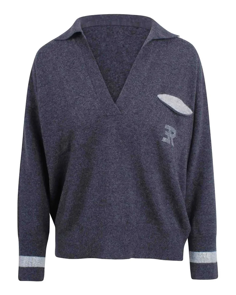 Ermanno Scervino Rundhalspullover - Grau Grau