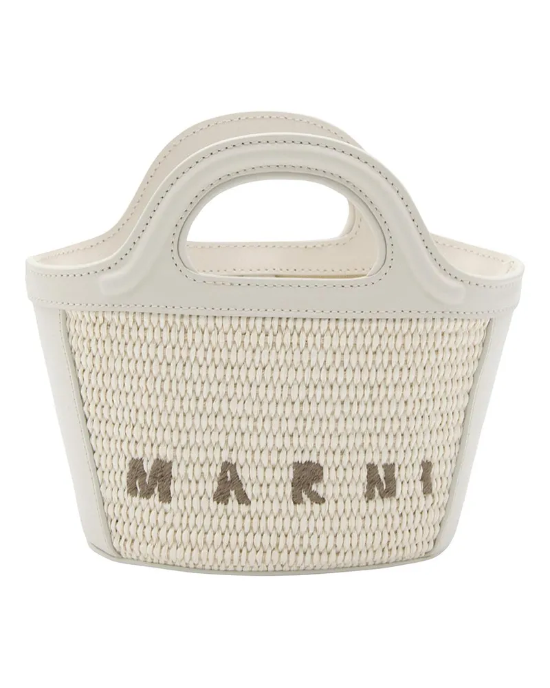 Marni Schultertasche - Weiß Weiß