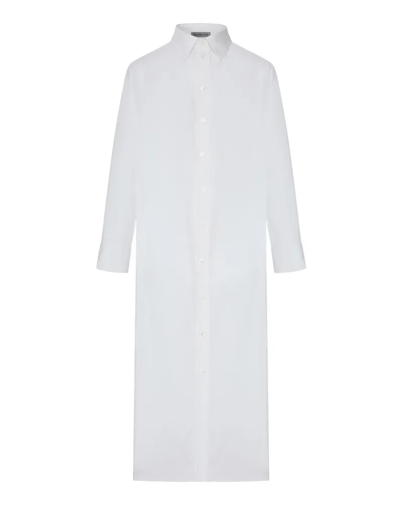 Balenciaga Maxikleid - Weiß Weiß