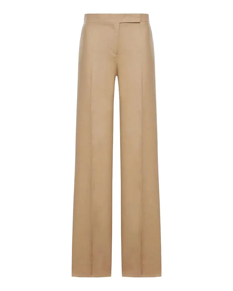 Max Mara Casual Hose - Weiß Beige