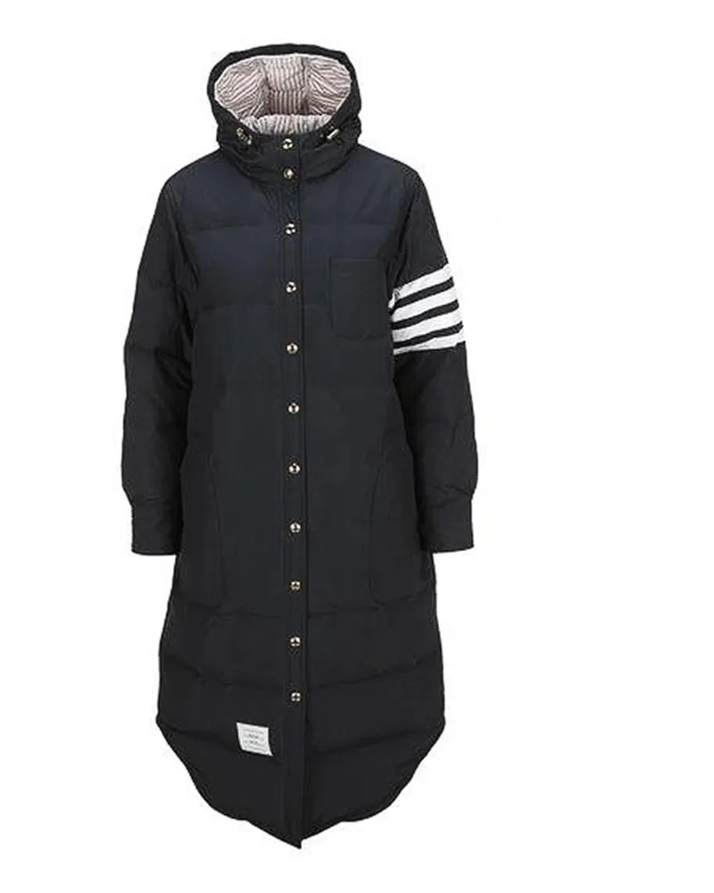 Thom Browne Daunenmantel - Dunkelblau Dunkelblau