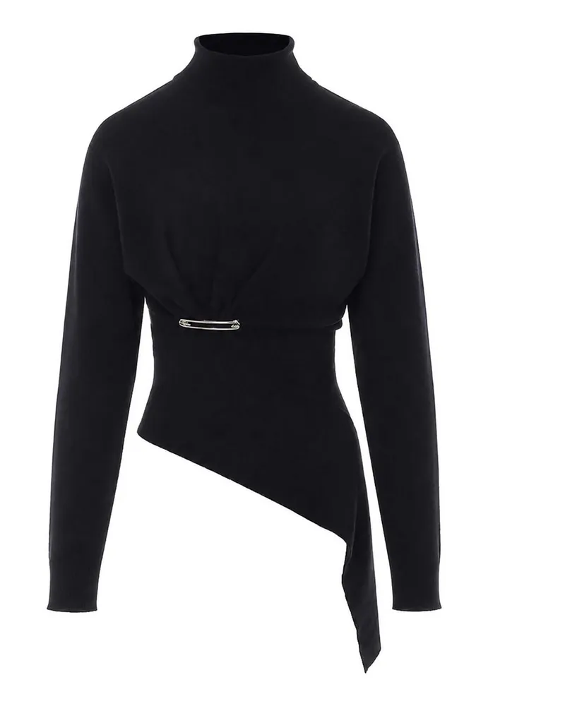 Lanvin Rundhalspullover - Schwarz Schwarz